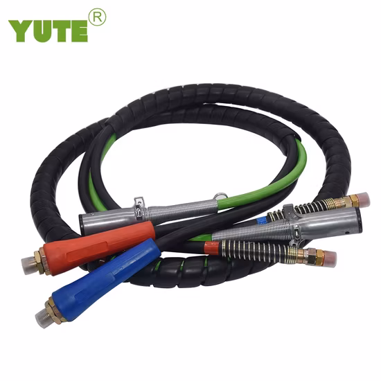 Ligne électrique à air enroulée 3 en 1, câble électrique en cuivre à 7 voies